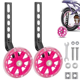 Bike Stabilisers, Stabilisers for Childs Bike, Kids Bike Stabilisers, 1 Pair Bicycle Training Wheels for Boys and Girls, Stabilizers Mounted Kit for 12 14 16 18 Inch Children Bike
