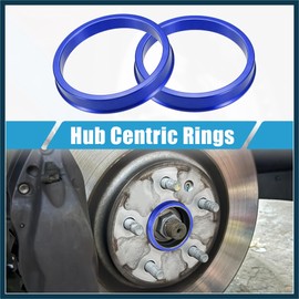 TUCKBOLD Car Hub Centric Rings OD 72.6mm to ID 63.4mm Hub Centric Rings Wheel Bore Center Spacer Aluminum Alloy Blue (Set of 4) Automotive Parts