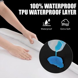 Waterproof Bed Sheet,Rubber Bed Sheet Comes with an Absorbent Cloth Easy to Clean Foldable Anti-Fouling Oil-Proof and Anti-Dirty for Interior Decoration Sewing Accessories Black (200 * 210mm)