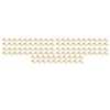100pcs Flower Shape Binder Clips Strong Clamping Force Metal Cute