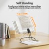 zxbaers 5X Hands Free Magnifying Glass, 9.6"x6.7"Large Magnifying Glass for