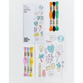 Wool and the Gang, Mega Mix, Beginner Embroidery Kit