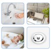 2 PCS Bath Plug, Universal Bath Plug With Chain Stainless
