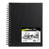 CONDA 8.5"x11" Double-Sided Hardbound Sketchbook, 80 Sheets Hardcover Sketchbook, Spiral