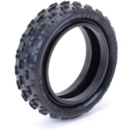 Schumacher 1:10 Cut Stagger Silver Offroad Tyres 2 WD Front Tyres Low Profile (2)