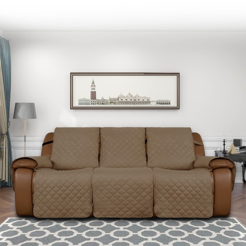 Easy-Going Oversized Recliner Sofa Cover, Reversible Couch Cover for 3