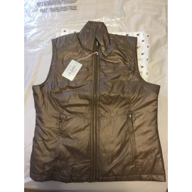 TEHAMA Brown Embroidered Tehama Woman’s Vest New Small