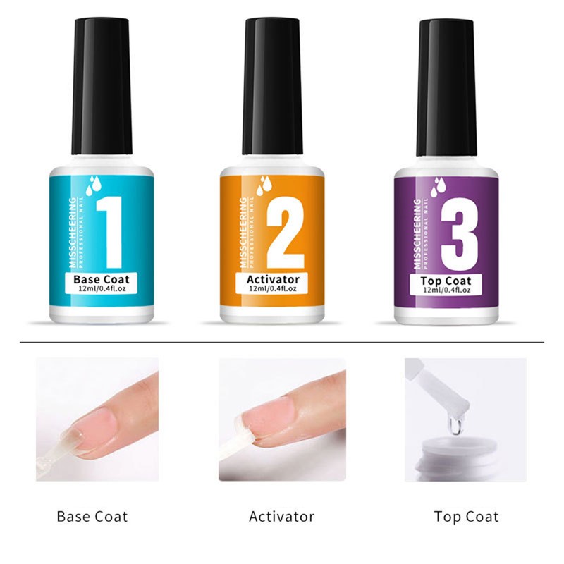 MISSCHEERING 6 Colors Dipping Powder Set Dip Powder Nail Art