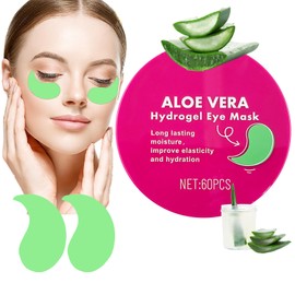 Elyzia Under Eye Mask Smooth Wrinkles Fine Line Aloe Vera Hydrogel Eye Patch Moisturizing Anti-aging Improve Elasticity Moisturizing Eye Discomfort Relieves Swelling of Bear Etxj230506