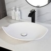 Sinku Mccut 21 Inch Stone Resin Vessel Sink and Drain