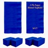 2 Ply Navy Blue Dinner Napkins - Pack of 50ct