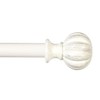 Kenney Rachel 5/8" Standard Decorative Window Curtain Rod, 28-48", Antique
