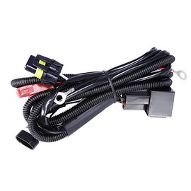 Anxingo Kit de conversión de arnés de cableado de relé universal para H1 H3 H4 H7 H8 H9 H10 H11 H13 9004 9005 9006 9007 9140 9145 5202 880 884
