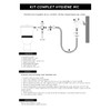 SOMATHERM FOR YOU - Complete Toilet Shower Hygiene Kit ABS