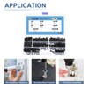 DTGN 310Pcs Wood Screws Assortment Kit - 8 Sizes 304