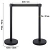 Happybuy 6 - Pack Crowd Control Stanchions with 3PCS 6.5FT