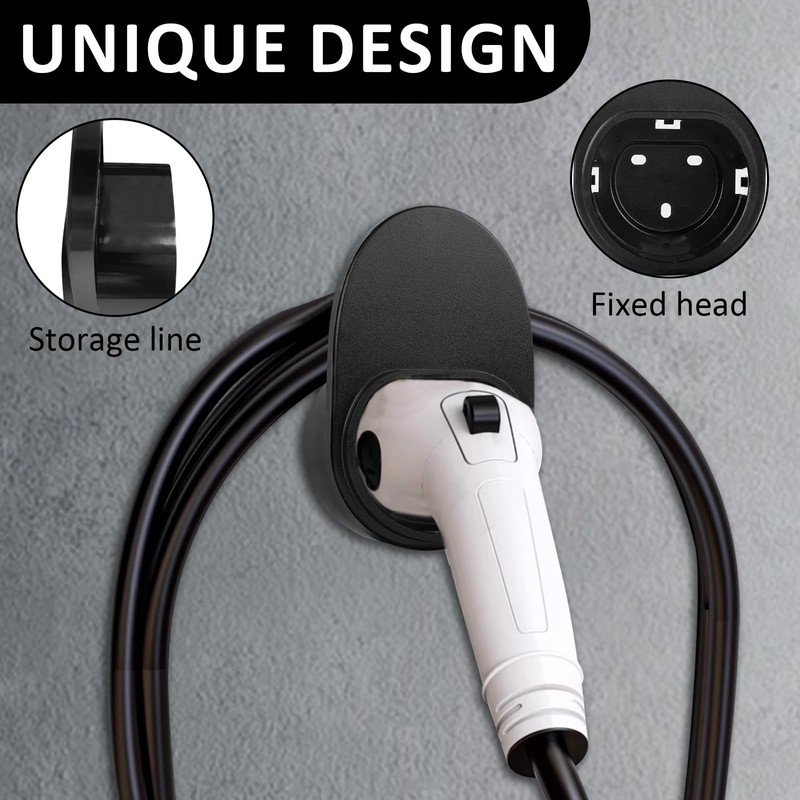 Charging Cable Holder Type 2 Wall Mount, Wallbox Cable Holder