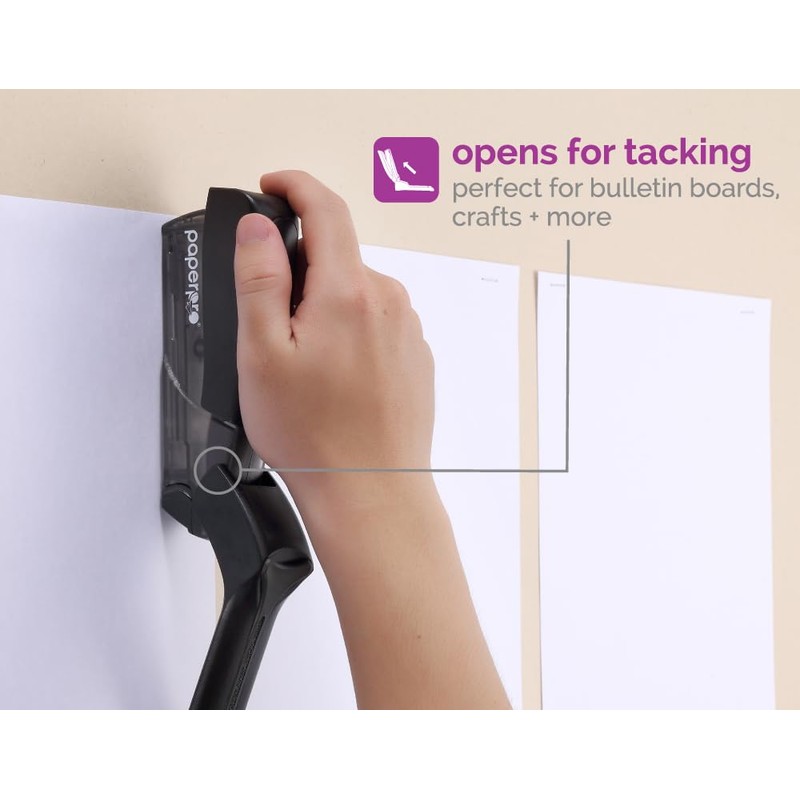 PaperPro Compact Classic Desktop Stapler, 15 Sheet Capacity, No Effort,