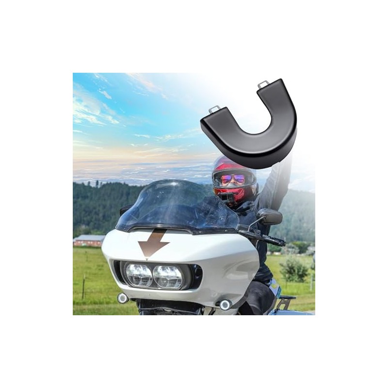 Harley Road Glide Ignition Switch Cover 2017–2023 – Vivid Black,