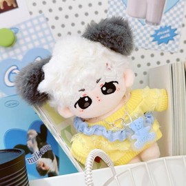 Plush Sweatshirts & Accessories Set, For 3.9 - 5.9 inches (10 - 15 cm), Yellow, Plush Costume, Clothes, Clothes, Portable, Pushing Goods, Mascot, Otaku, Otaku, Idol, Otaku Living, Otaku Activity