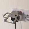 Echo Show 5 Plug Bracket Plug Mount (Angled, White)