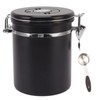 Coffee Bean Storage Container 304 Stainless Steel Exhaust Valve Coffee