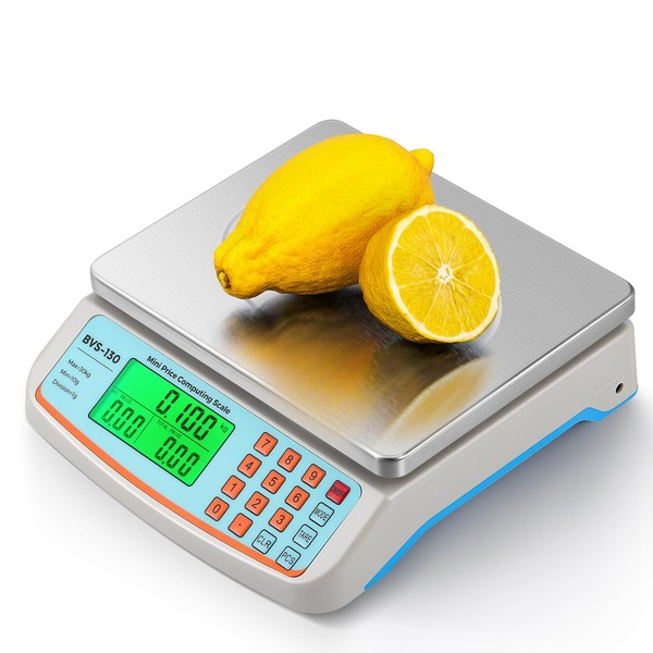 Bonvoisin Commercial Food Scale 66lb/ 30kg with Stainless Steel Platter