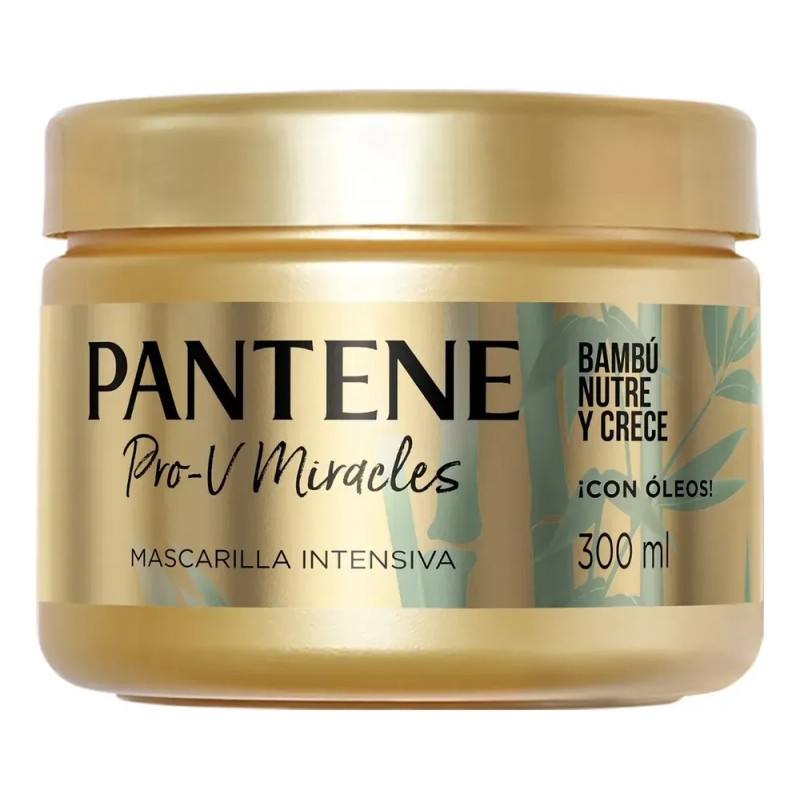 Mascarilla Intensiva Pantene Pro-V Miracles Bambú Nutre & Crece 300