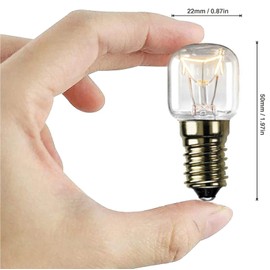 4 Pack of Salt Lamp 15W SES E14 Pygmy Bulbs Fridge, Oven, 300° Heat Resistant Appliance SES Incandescent Dimmable