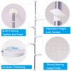 Baoyouni 5-Tier Tension Rod Plant Holder Pole, Flower Display Stand
