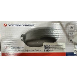 Lithonia Lighting 0.36 -Watt 120/277 - Volt LED Black Hardwired Emergency light