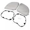 Unbranded Chrome Fairing Speaker Grilles Mesh Covers For Harley Road