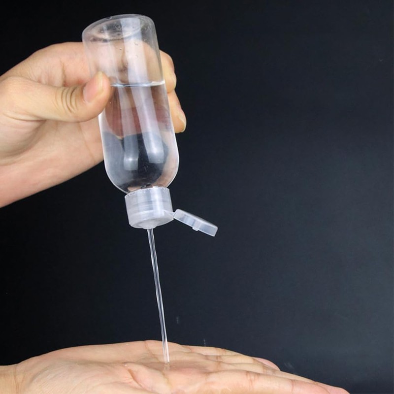 LKCCTK Travel Bottles 100ml 10 pcs Transparent Mini Bottles Travel