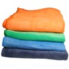 Plush Microfiber Towels/WASHCLOTHS, Ultra Soft Thick (Orange, Green, Blue, Grey)