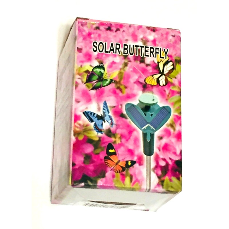 Solar Power Fluttering Wobble Butterfly For Garden Plants & Décor-