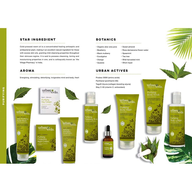 Urban Veda Purifying Body Wash 200 ml