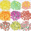 JIHUOO 100 Pcs Fruit Polymer Clay Beads Clay Bead Charms