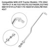 Narcilors 532195270 Front Deck Lift Link Suspension Kit with Nuts
