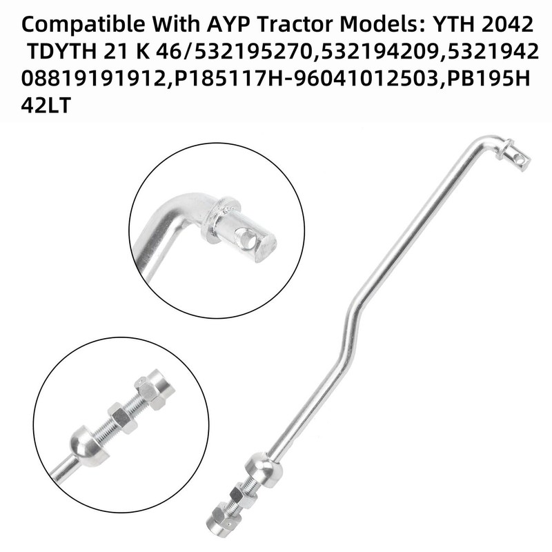 Narcilors 532195270 Front Deck Lift Link Suspension Kit with Nuts