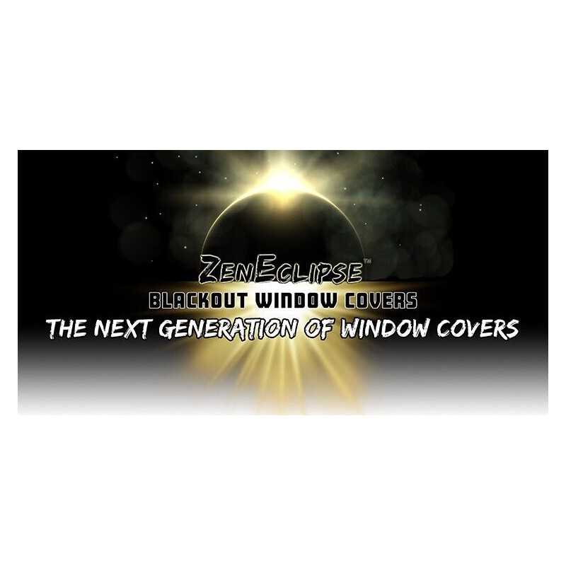 ZenEclipse® Blackout Window Cover Black Replacement Suction Cups-Set of 20