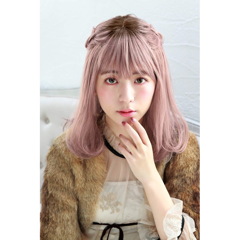 Prisila CTA-693 All Wig, Gradient, Frill Curl Midi, Heat Resistant,