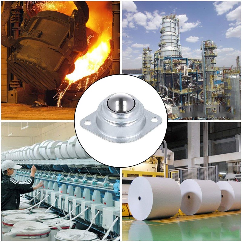 Transfer Bearing Casters,Tianher 6 Pcs Roller Ball Transfer Bearing Casters