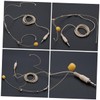 WHAMVOX Omnidirectional Headset Microphone Screw Lock Connector Sound Earhook Design