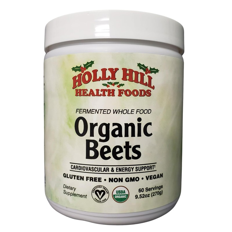 Holly Hill Health Foods Remolacha orgánica fermentada, 9.52 onzas
