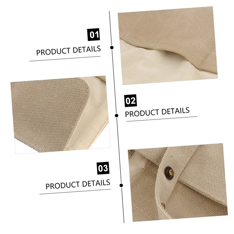 OHPHCALL Smart Watch Strap Storage Pouch Canvas Bag for Daily