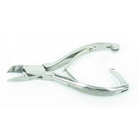 Lyall Willis - Toenail Clippers for Thick Nails/Nail Nipper, Surgical Steel Grade, Brushed Stainless Steel, 5" Long Podiatrist Tool