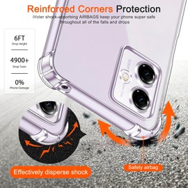 FORZARMOR Case for Oppo A5 Pro 5G Global Version(6.67 Inch), Transparent Rugged Shield Clear Soft TPU Cover Shockproof(for A5 Pro 5G)