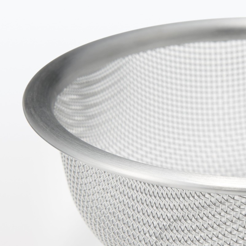 MUJI 84376269 Stainless Steel Mesh Colander XS Silver