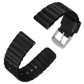 Anbeer Leather Watch Straps for Men Women, Quick Release Watch Strap 18mm 20mm 28mm, Top Grain Leather Replacement Watch Band