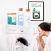 Glass Laundry Detergent Dispenser Set, Fabric Softener Dispenser, 3 Pack